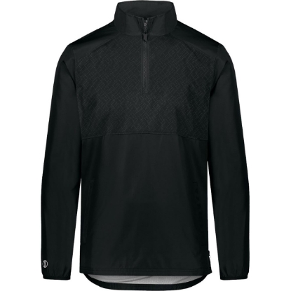 Custom Mens SeriesX Quarter-Zip Pullover Black