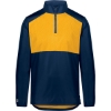 Custom Mens SeriesX Quarter-Zip Pullover Navy/ Gold