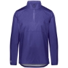 Custom Mens SeriesX Quarter-Zip Pullover Purple