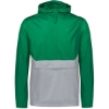 Custom Mens Packable Quarter-Zip Jacket Kelly/ Athletic Grey