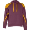 Custom Unisex Athletic Fleece Prospect Hooded Sweatshirt Maroon/ Light Gold
