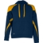 Custom Unisex Athletic Fleece Prospect Hooded Sweatshirt Navy/ Light Gold