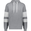 Custom Unisex Jackson Way Hooded Sweatshirt Charcoal Heather/ White