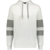 Custom Unisex Jackson Way Hooded Sweatshirt White/ Charcoal Heather