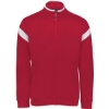 Custom Mens Limitless Full-Zip Jacket Scarlet/ White/ Scarlet