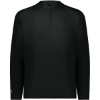 Custom Mens Clubhouse Quarter-Zip Pullover Black/ Black