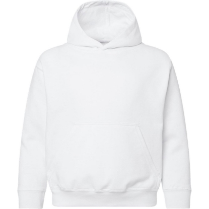 Custom Youth Hoodie Sweatshirt White