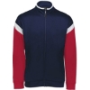 Custom Youth Limitless Full-Zip Jacket Navy/ White/ Scarlet