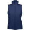 Custom Womens Repreve® Eco Quilted Vest Navy