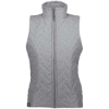 Custom Womens Repreve® Eco Quilted Vest Tundra Haze Print