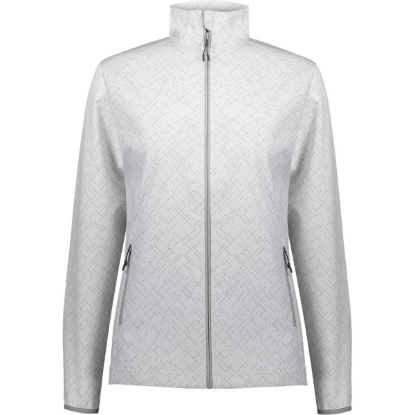 Custom Womens Featherlight Soft Shell Jacket Arctic Haze Print