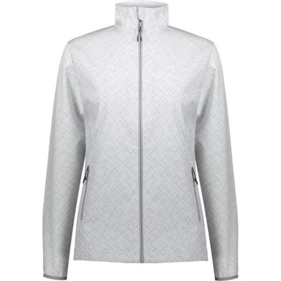 Custom Womens Featherlight Soft Shell Jacket Arctic Haze Print