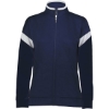 Custom Womens Limitless Full-Zip Jacket Navy/ White/ Navy