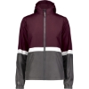 Custom Womens Turnabout Reversible Hooded Jacket Maroon/ Carbon