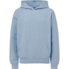 Custom Youth Buddy Hooded Sweatshirt Light Denim Heather
