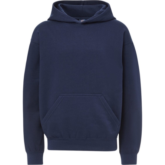 Custom Youth Buddy Hooded Sweatshirt Navy