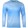 Custom Mens Mirage Performance Long Sleeve T-Shirt Light Blue