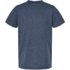 Custom Youth Fine Jersey T-Shirt Heather Denim