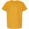 Custom Youth Fine Jersey T-Shirt Heather Mellow Yellow