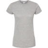 Custom Womens Poly-Rich T-Shirt Heather Grey