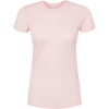 Custom Womens Poly-Rich T-Shirt Heather Pink