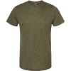 Custom Unisex Poly-Rich T-Shirt Heather Military Green