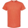 Custom Unisex Poly-Rich T-Shirt Heather Orange