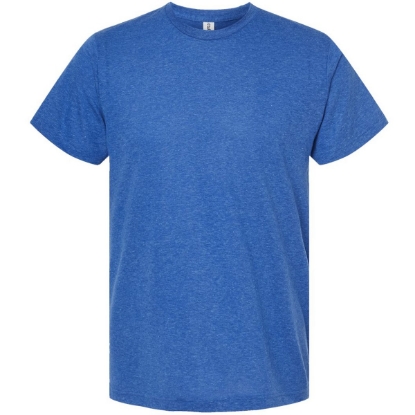 Custom Unisex Poly-Rich T-Shirt Heather Royal