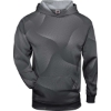 Custom Youth Warp Hooded Long Sleeve T-Shirt Graphite
