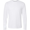 Custom Unisex Poly-Rich Long Sleeve T-Shirt White