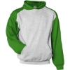 Custom Youth Sport Athletic Fleece Hooded Sweatshirt Oxford/ Kelly