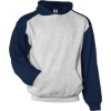 Custom Youth Sport Athletic Fleece Hooded Sweatshirt Oxford/ Navy