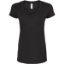 Custom Womens Poly-Rich V-Neck T-Shirt Black