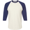 Custom Unisex Fine Jersey Raglan T-Shirt Vintage White/ Inked India