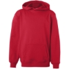Custom Youth Performance Fleece Hooded Sweatshirt Red