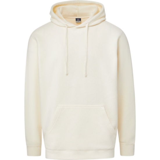 Custom Unisex Whisper Fleece™ Hooded Sweatshirt Ecru