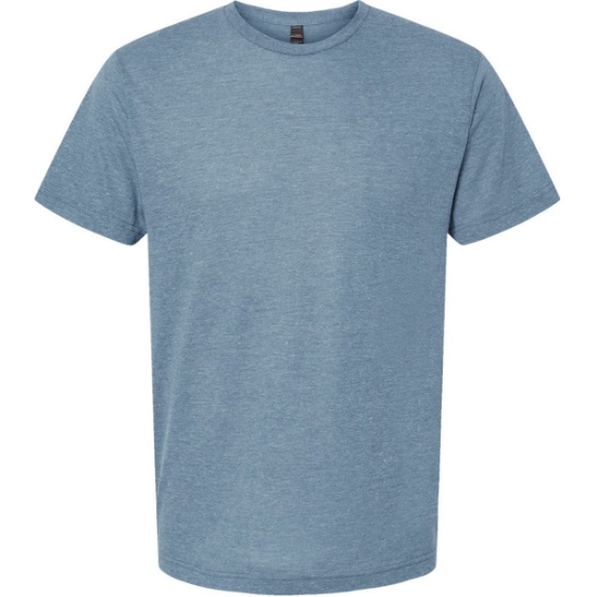 Custom Mens Tri-Blend T-Shirt Denim Tri Blend