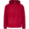 Custom Mens Pioneer Packable Wind Breaker Jacket Crimson