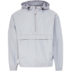 Custom Mens Pioneer Packable Wind Breaker Jacket Pale Silver