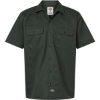 Custom Mens Tall Short Sleeve Work Shirt Olive Green