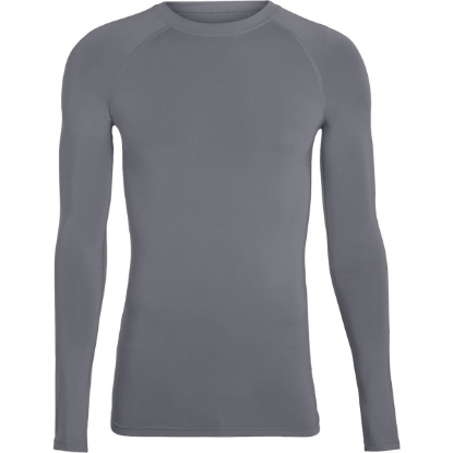 Custom Unisex Hyperform Compression Long Sleeve Shirt Graphite