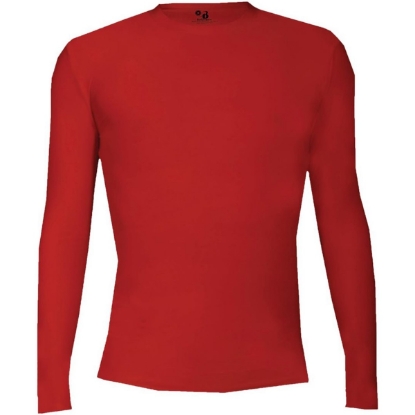 Custom Youth Pro-Compression Long Sleeve T-Shirt Red