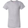 Custom Girls Fine Jersey Tee Heather