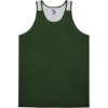 Custom Youth Ventback Singlet Forest/ White