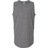 Custom Girls Relaxed Fine Jersey Tank Granite Heather