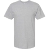 Custom Unisex Heavyweight Jersey T-Shirt Heather Grey