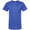 Custom Unisex Heavyweight Jersey T-Shirt Heather Royal