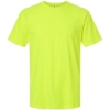 Custom Unisex Heavyweight Jersey T-Shirt Safety Green
