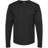 Custom Unisex Heavyweight Jersey Long Sleeve T-Shirt Black