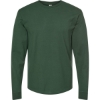 Custom Unisex Heavyweight Jersey Long Sleeve T-Shirt Hunter Green